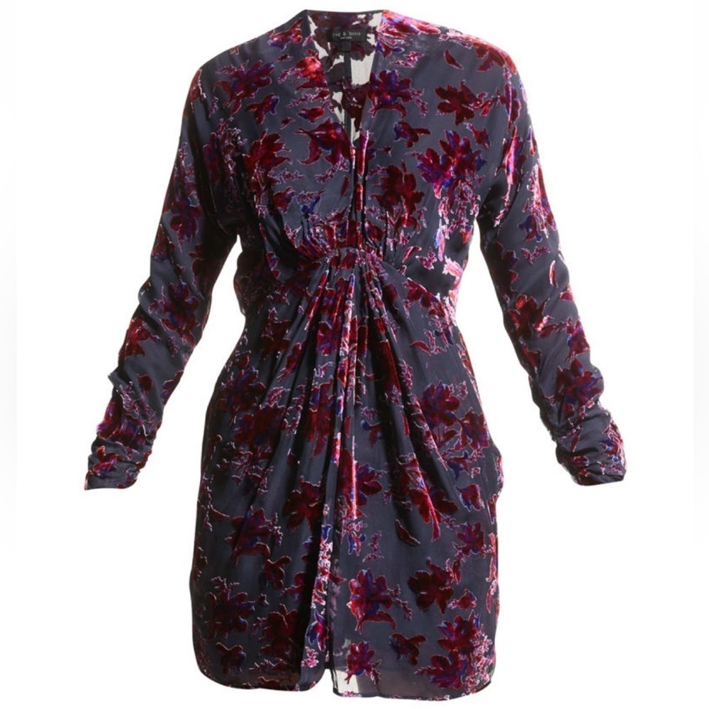 RAG & BONE NWT ELOISE MINI DRESS in Purple